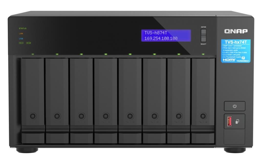 8-BAY QUTS HERO INTEL NAS/64GB/2LAN