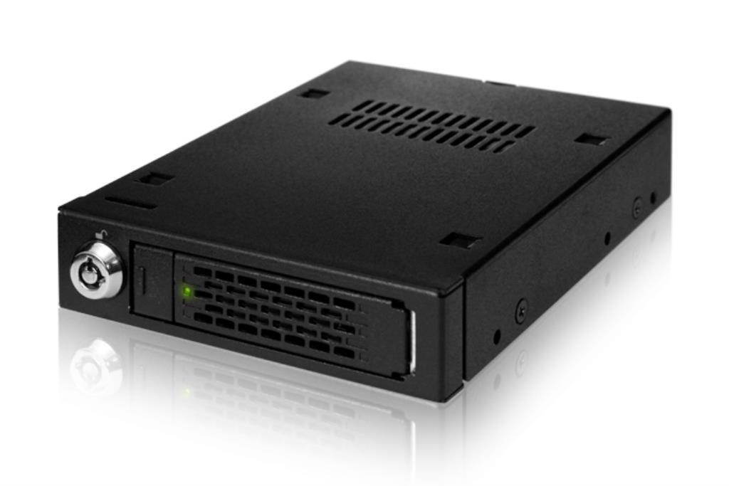 IcyDock ToughArmor MB991SK-B - Rugged Full Metal 2.5? SATA HDD & SSD Mobile Rack for External 3.5" Drive Bay