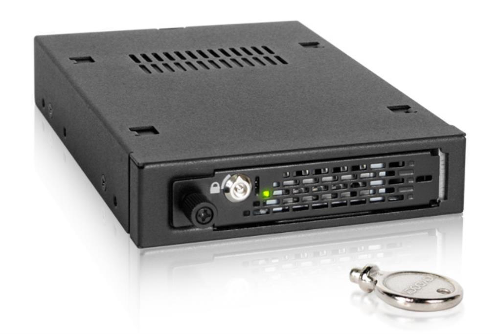 IcyDock ToughArmor EX - Rack industriale rimovibile 1 HDD / SSD 2,5 "SATA / SAS per alloggiamento da 3,5" con serratura a chiav