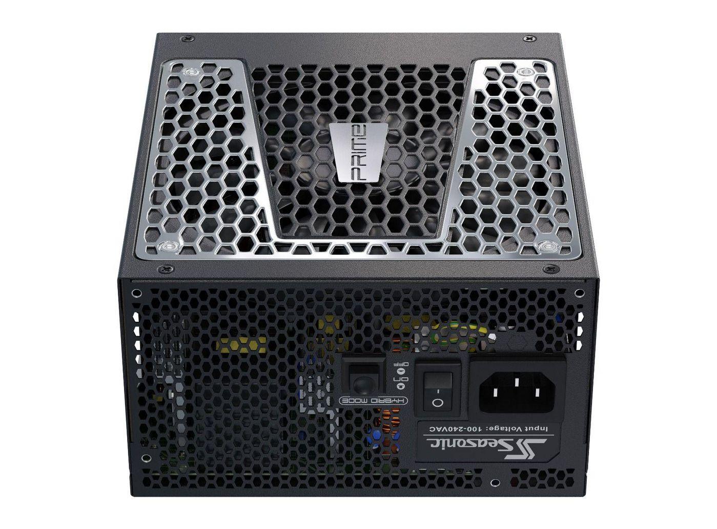 Seasonic PRIME-TX-850 alimentatore per computer 850 W 204 pin ATX ATX Nero (Seasonic Prime TX-850 850W 80 Plus Titanium Modular