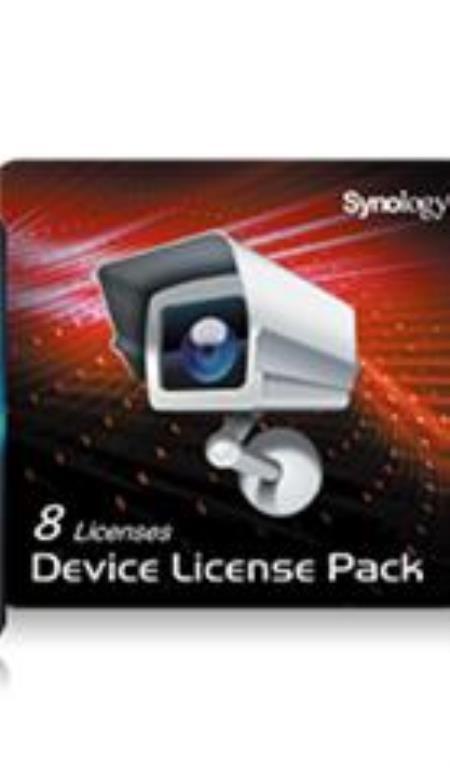 Synology Surveillance Device License Pack - x 8 - digital license keys 2Years warranty