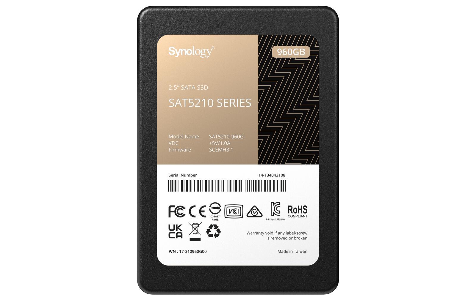 Synology Enterprise 2.5 "" Druppo SSD SATA 960 GB