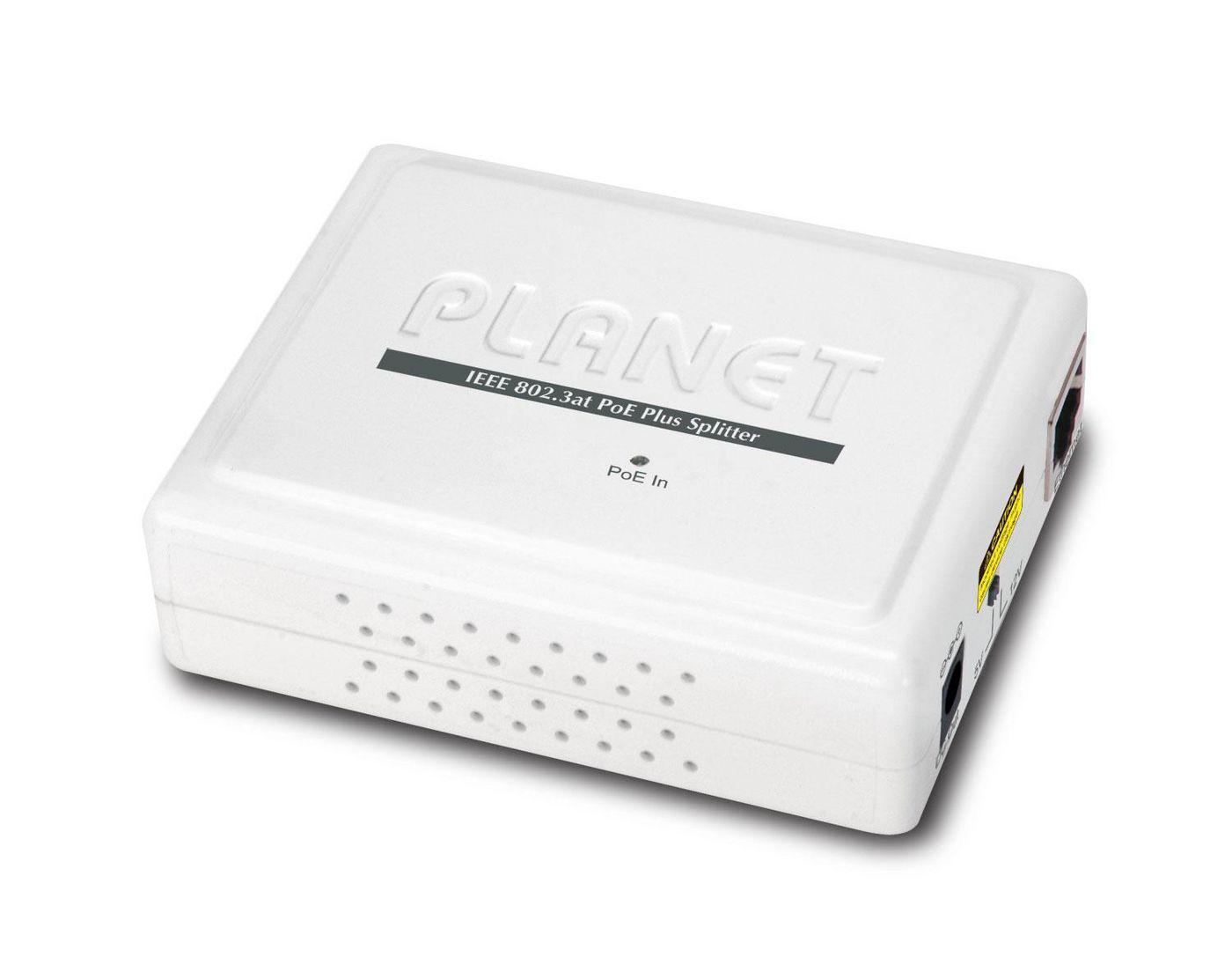 PLANET POE-161S divisore di rete Bianco Supporto Power over Ethernet [PoE] (Gigabit IEEE802.3at High - Power PoE Splitter - 5V/