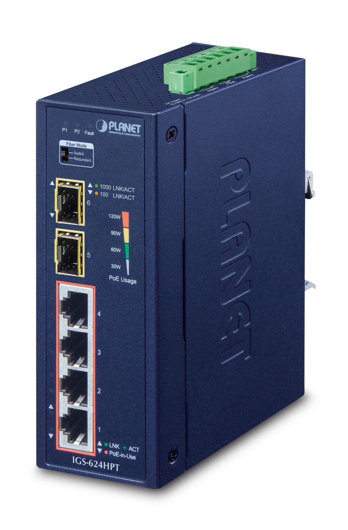 Switch Gigabit a 6 porte IP30