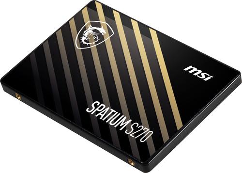 MSI SPATIUM S270 SATA 2.5 480GB drives allo stato solido 2.5 Serial ATA III 3D NAND (MSI SSD SPATIUM S270 SATA 480GB)