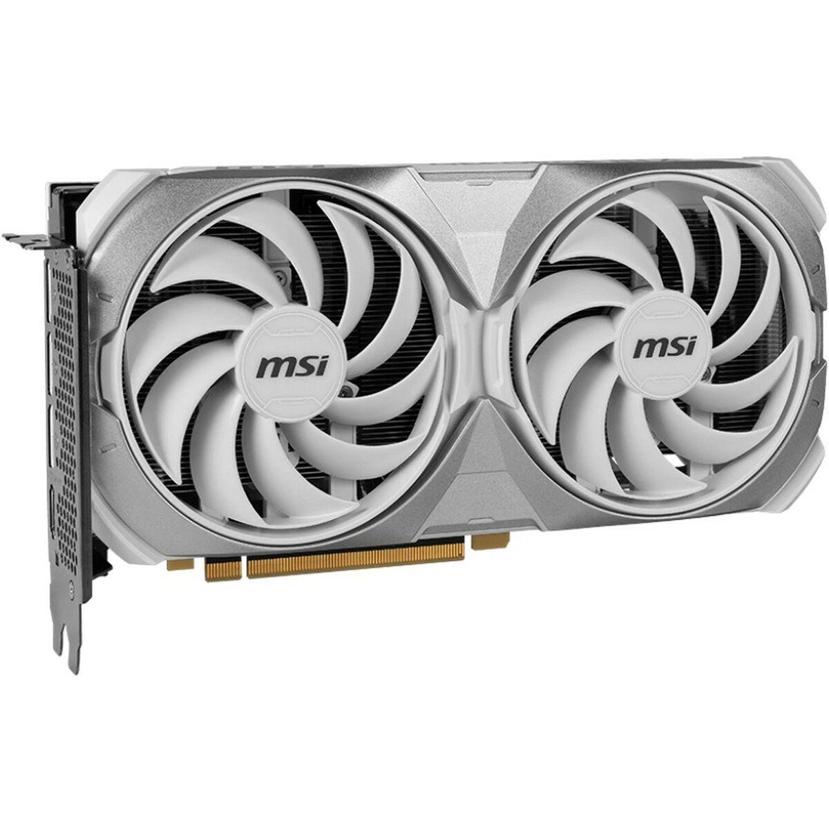 MSI GeForce RTX 4070 VENTUS 2X WHITE 12G OC NVIDIA 12 GB GDDR6X (GPU NV 4070 Ventus 2X WHITE 12G OC Fan)