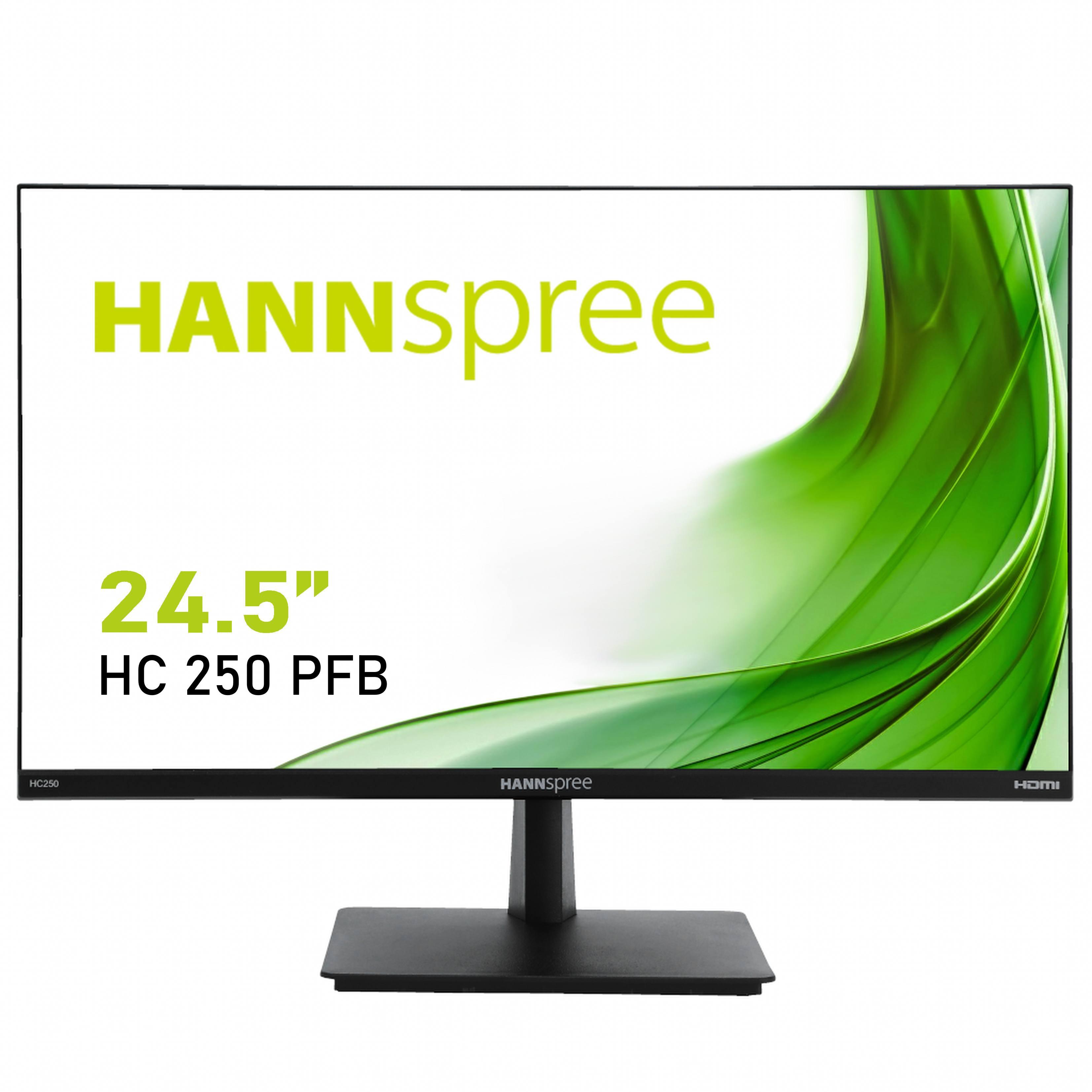 HANNSPREE MONITOR LED 245" FULL HD 3MS MULTIMEDIALE VGA/HDMI/DISPLAY-PORT HC250PFB