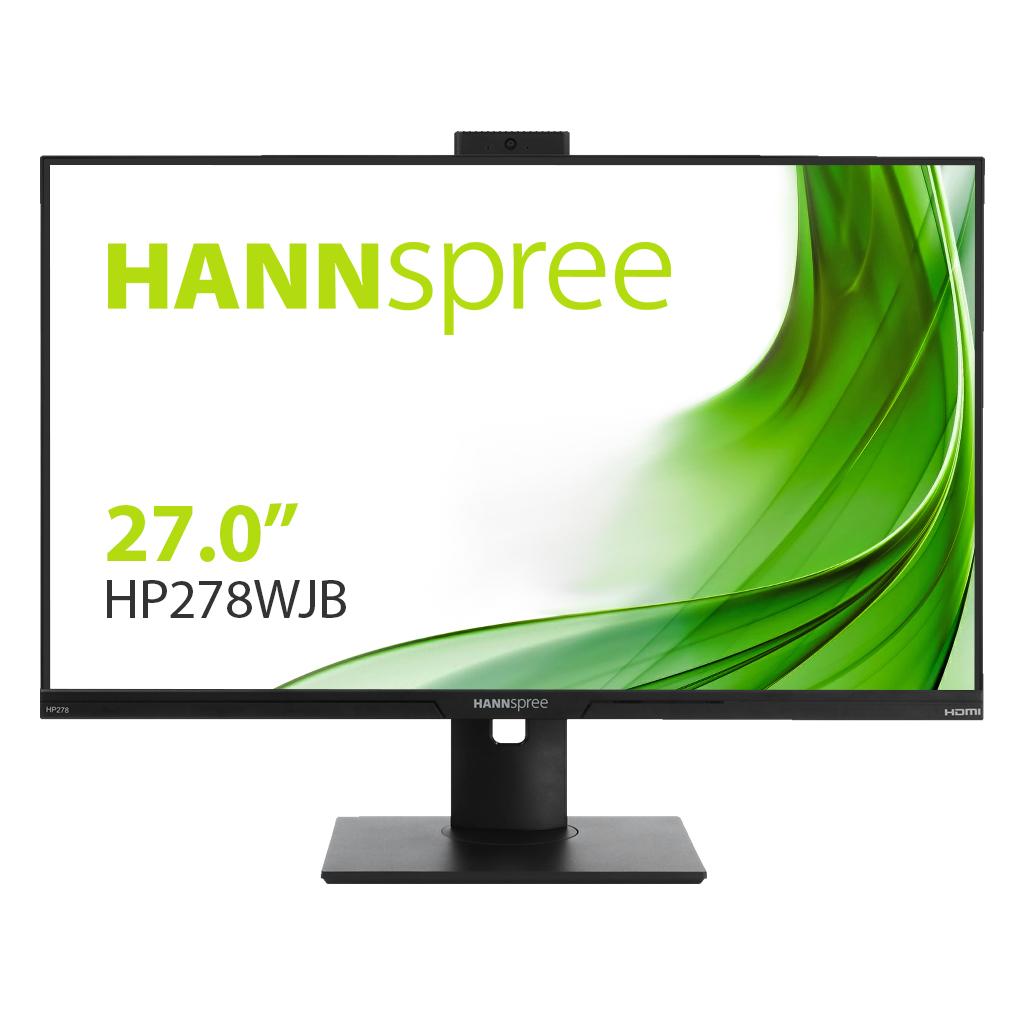 Hannspree HP 278 WJB LED display 68,6 cm [27] 1920 x 1080 Pixel Full HD Nero (27IN FULL HD WEBCAM MONITOR)