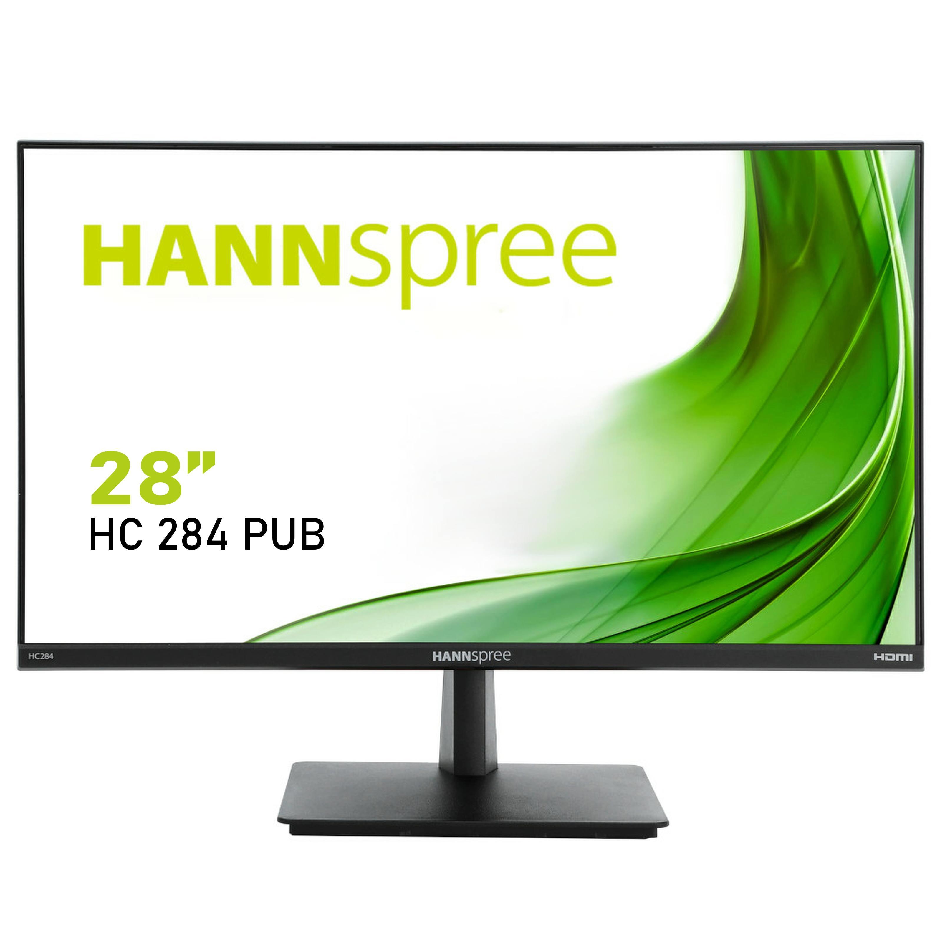 Hannspree HC 284 PUB Monitor PC 711 cm 28 3840 x 2160 Pixel 4K Ultra HD LED Nero (28 UHD 4K LCD TRIPLE INPUT)