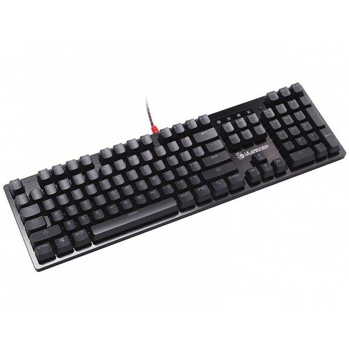 Tastiera A4 Tech B820R QWERTY Nero Multicolore