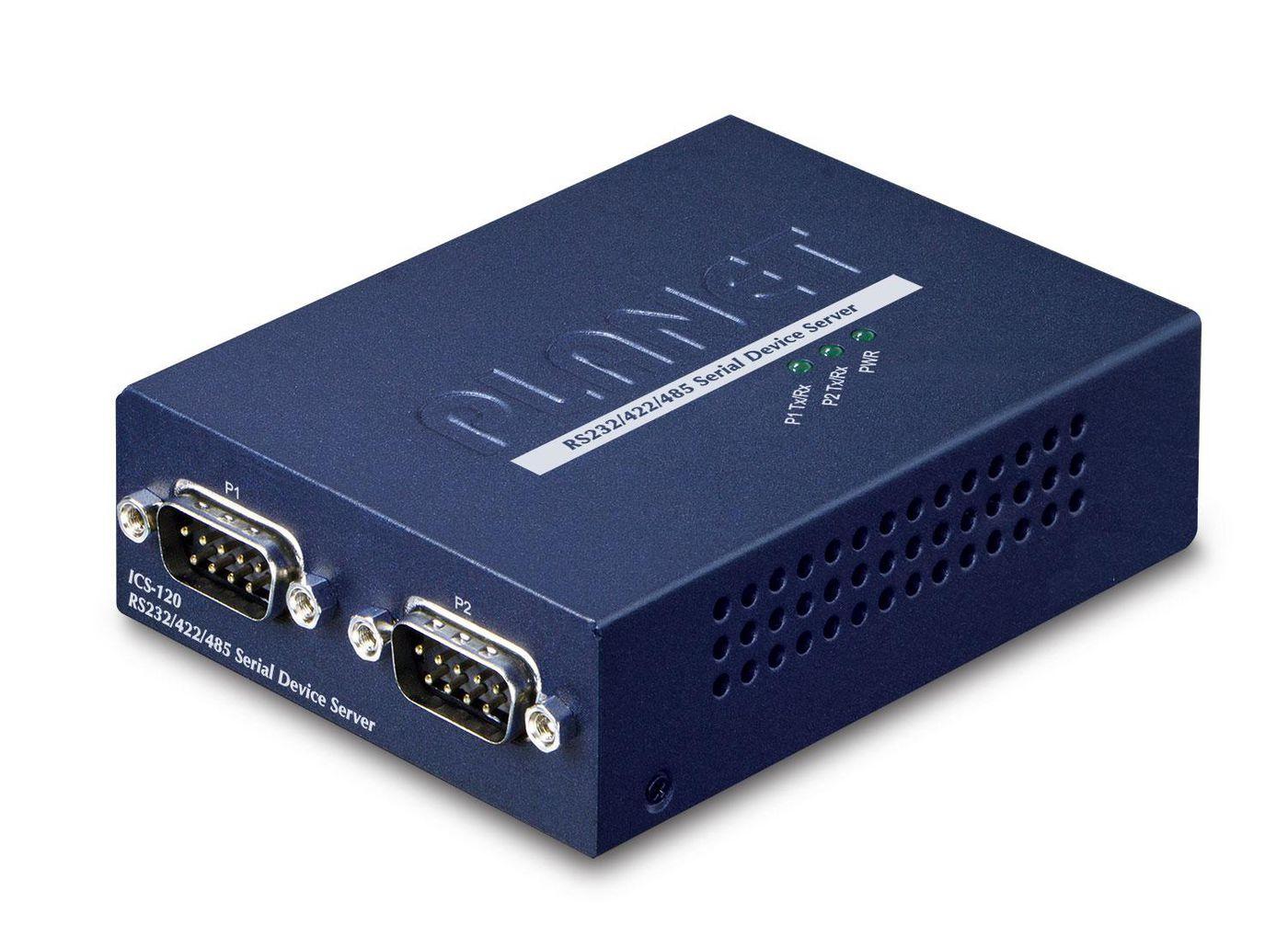 PLANET 2-Port RS232/422/485 Serial server seriale (2-Port RS232/422/485 Serial - Device Server 2-Port - RS232/422/485 Serial, 1