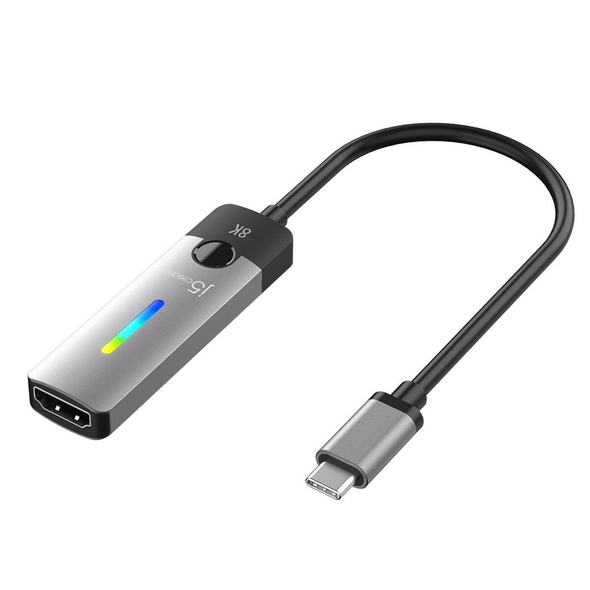 j5create JCA157-N Adattatore da USB-C a HDMI 2.1 8K (USB-C TO HDMI 2.1 8K ADAPTER - )