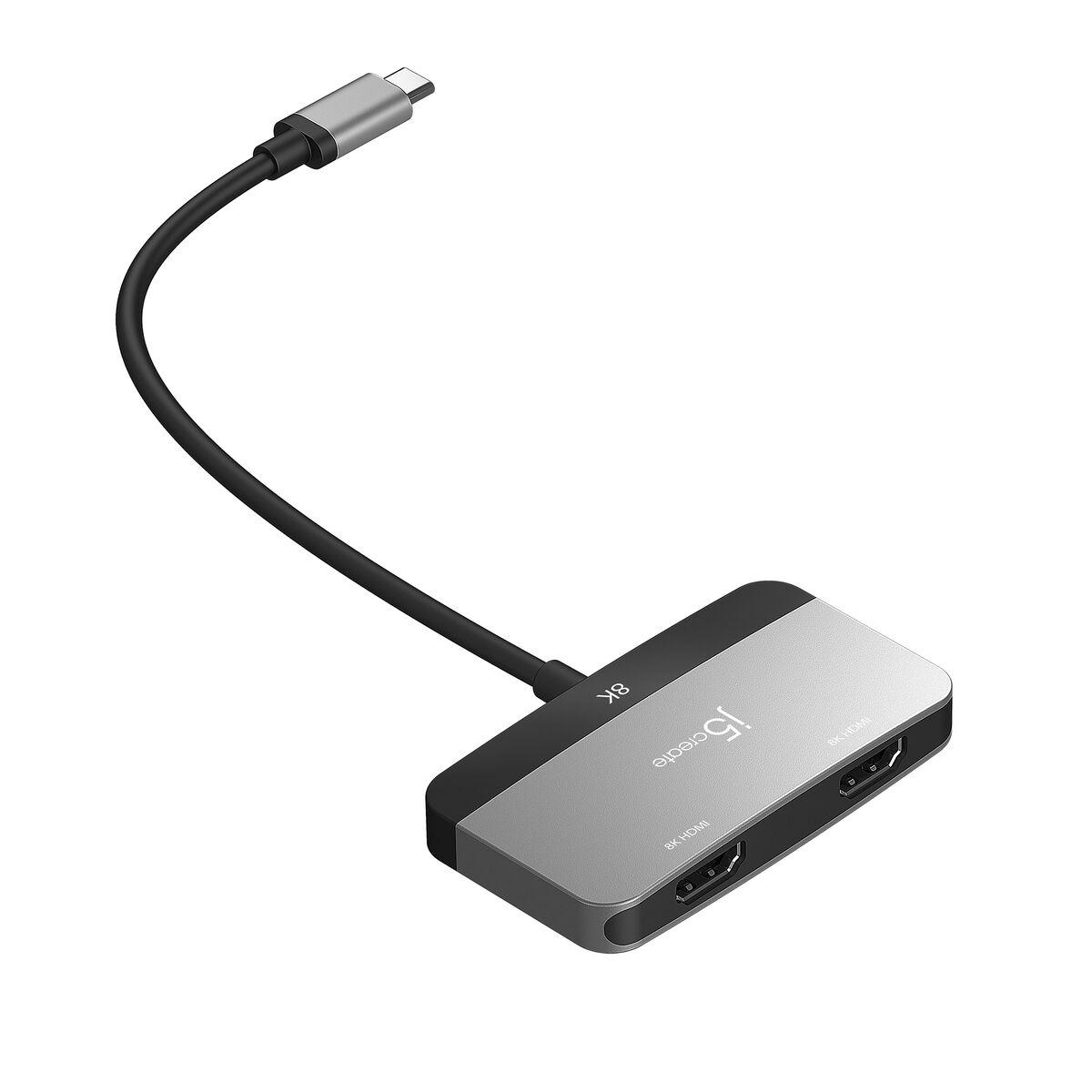 j5create JCA465-N Adattatore per display da 8K USB-CÃƒâ€šÃ‚Â® a Dual HDMIÃƒÂ¢Ã‚â€žÃ‚Â¢ (8K USB-C TO