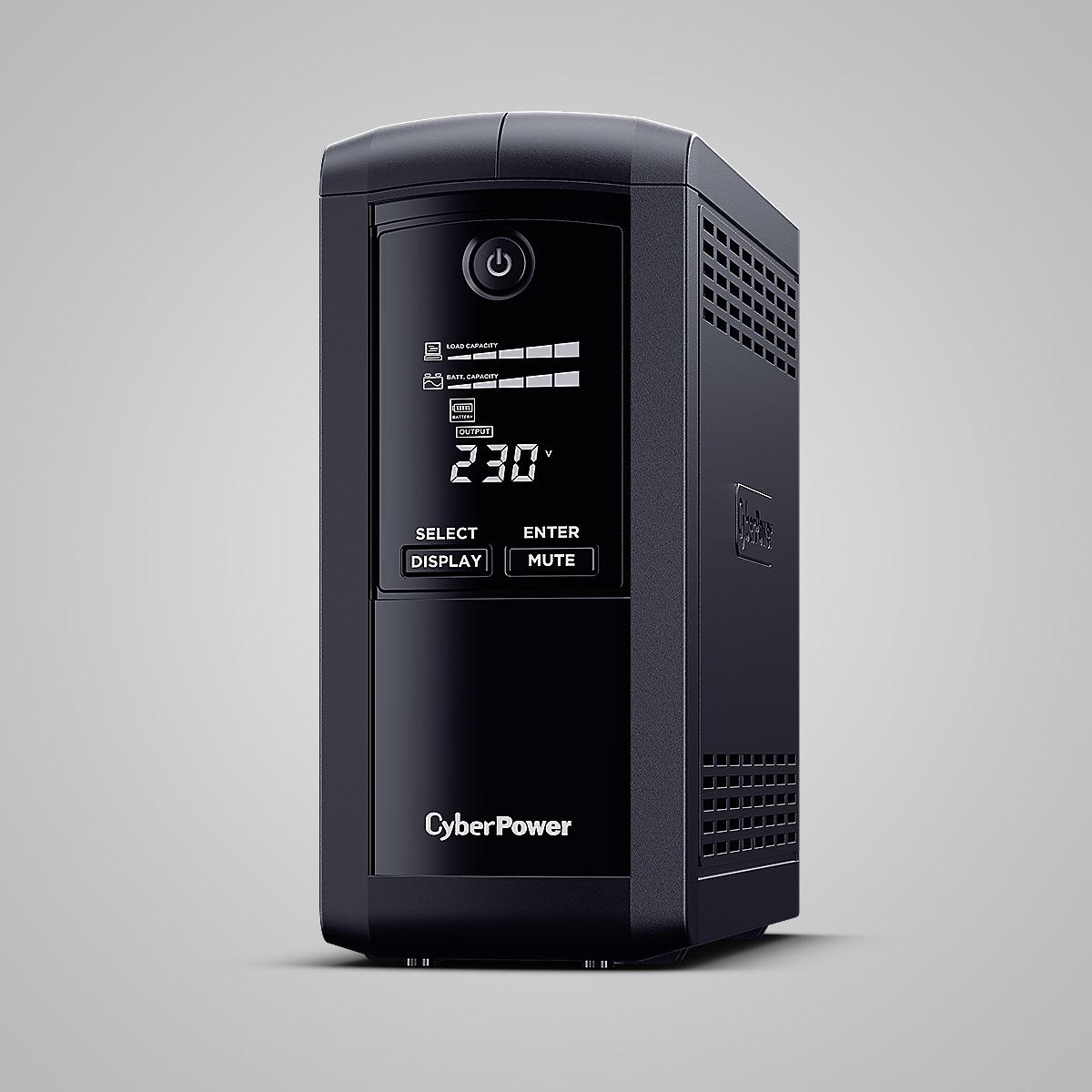 CyberPower Tracer III VP700ELCD-FR gruppo di continuità (UPS) A linea interattiva 0,7 kVA 390 W 4 presa(e) AC