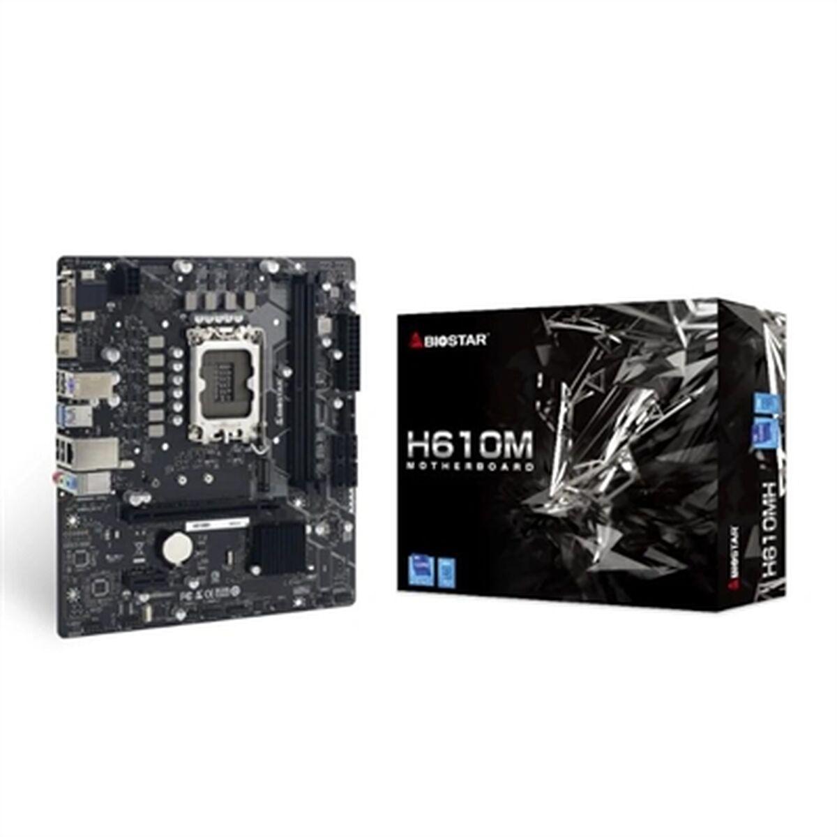 MB BIOSTAR H610MH D5 LGA1700 (ALDER LAKE) 2DDR5 VGA+HDMI PCIE, M.2 MATX