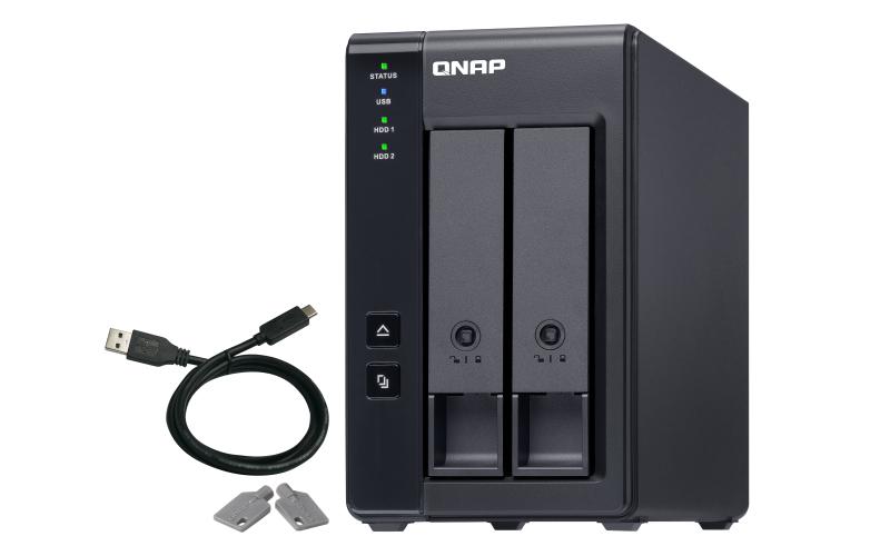 QNAP NETWORK ATTACHED STORAGE NAS DI RETE 2 BAY TR-002