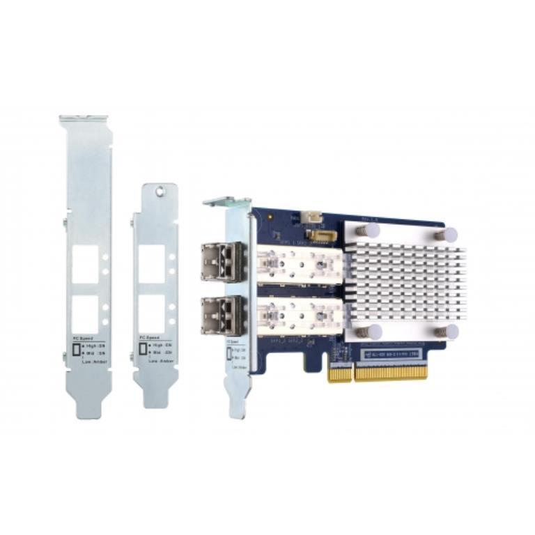 QNAP ACC QXP-32G2FC, 32G Fibre Channel Host Bus Adapter, 2x transceiver in confezione