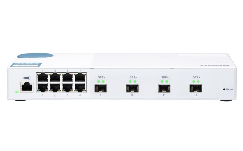 -QNAP SWITCH QSW-M408S, managed, 8 port 1Gbps, 4 port 10GbE SFP+ PROMO FINO AD ESAURIMENTO SCORTE