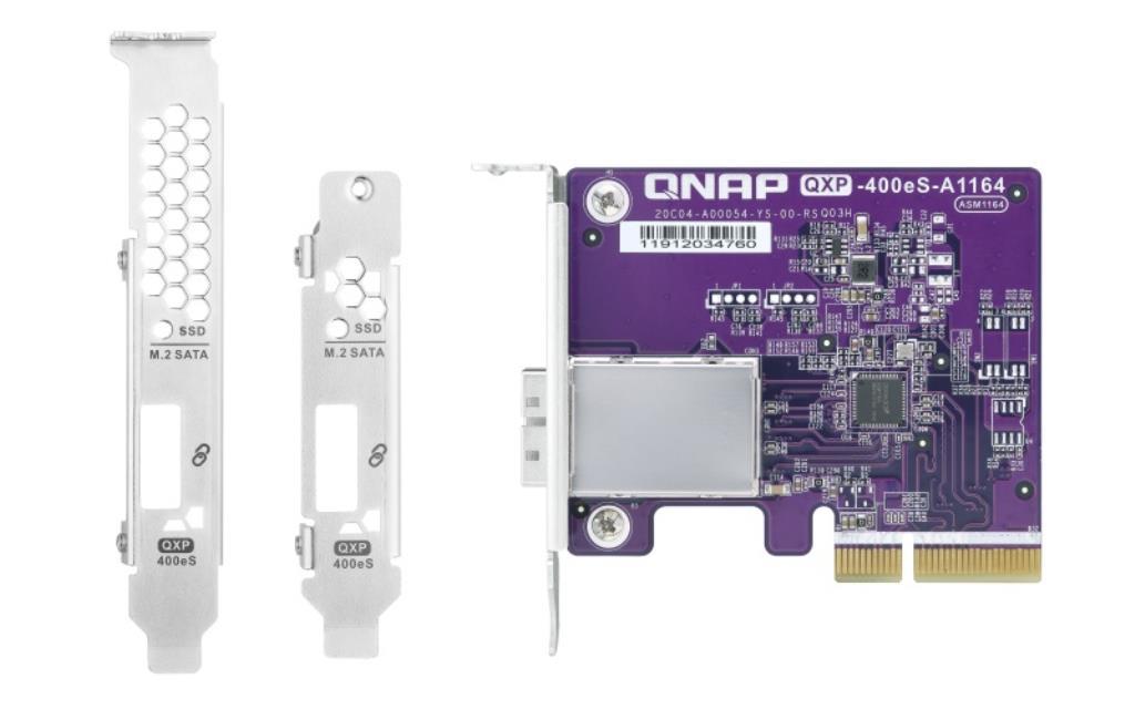 QNAP NAS ACC - 1-port SFF-8088 SATA host bus adapter, 4 x SATA 6Gb/s , PCIe 3.0 x2, for TL SATA JBOD