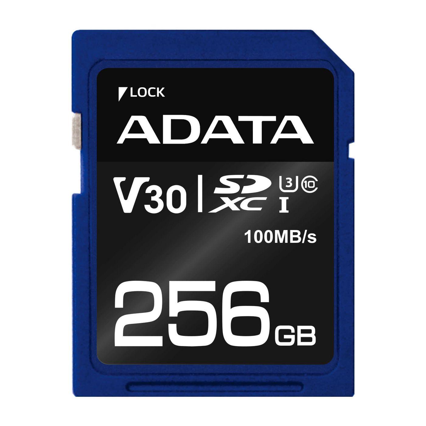 SDXC UHS-I U3 V30S da 256 GB