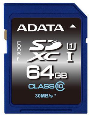 Scheda SDHC da 64 GB classe 10 USH-I