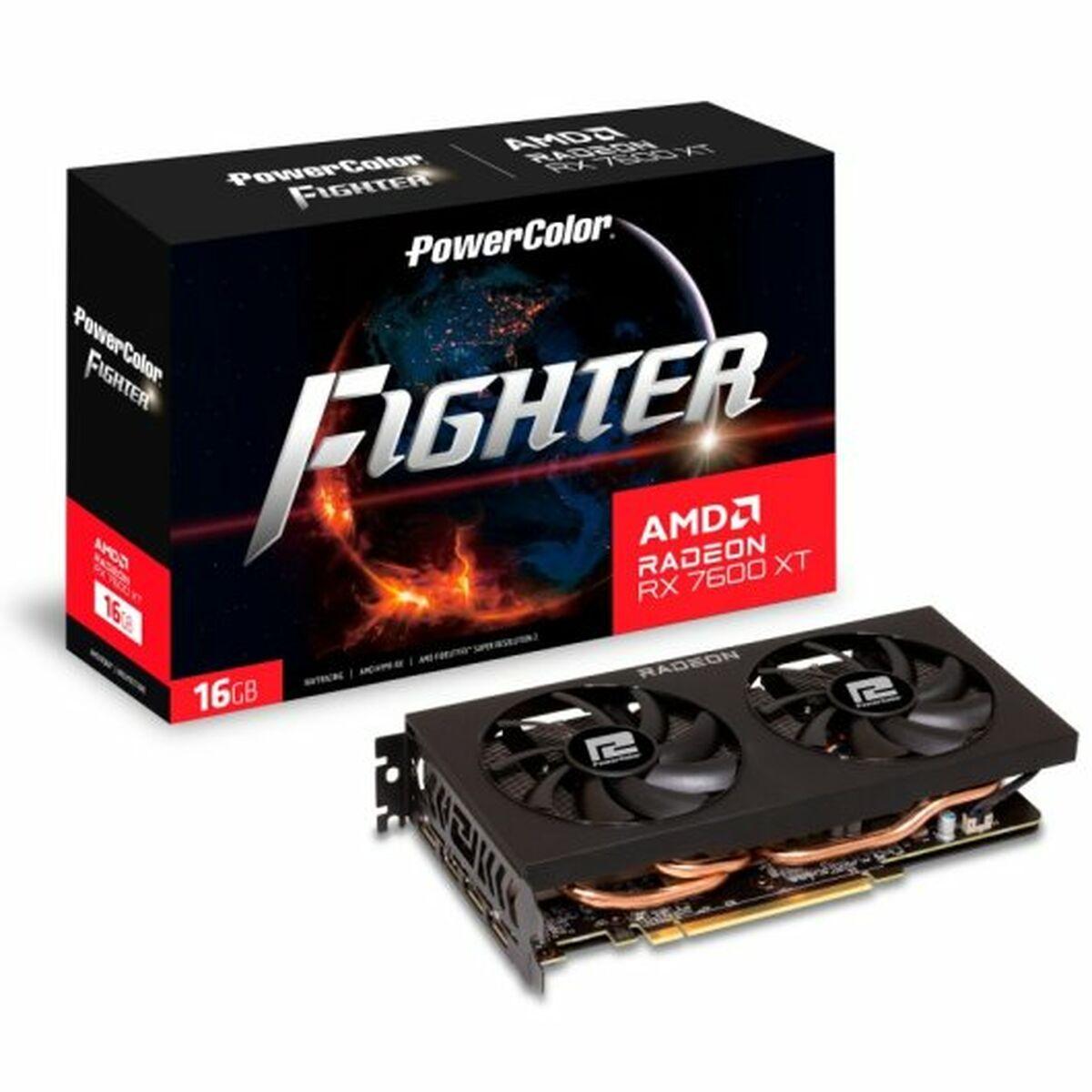 PowerColor Fighter Radeon RX 7600 XT AMD 16 GB GDDR6 (POWERCOLOR RX 7600 XT 16GB FIGHTER)