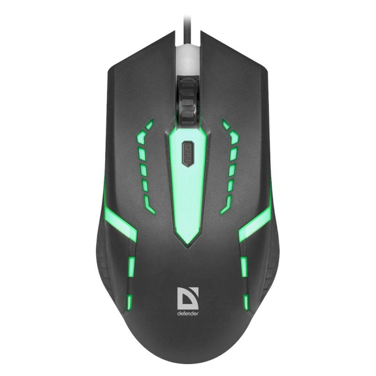 Mouse Ottico Mouse Ottico Defender HIT MB-601 Nero