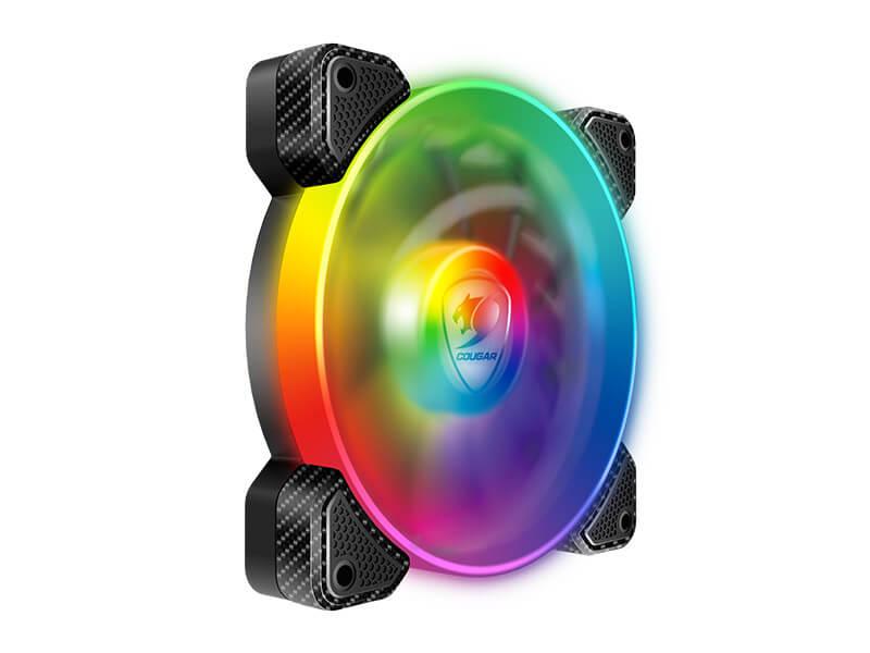 Cougar Vortex SPB 120 RGB PWM HDB Pacchetto di 3 ventole supplementari 120mm + scatola di controllo Core Core V2 - illuminazion