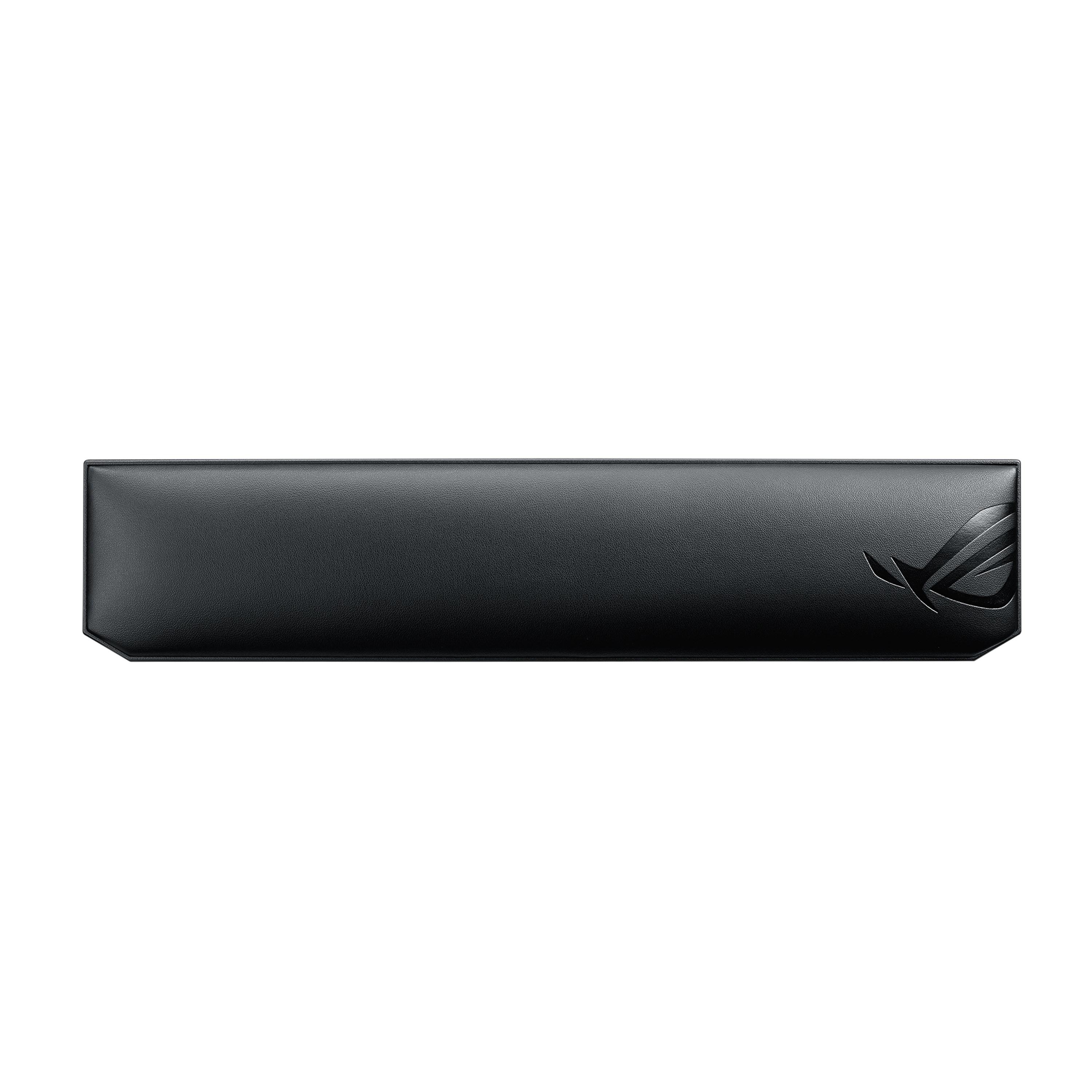 ASUS ROG Gaming Wrist Rest poggiapolso Schiuma, Finta pelle Nero