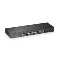 SWITCH ZYXEL GS1920-24V2 24P GIGABIT4P DUAL GIGABIT-IPv6VLANQoSIGMP-Design senza ventoleRackWEB MANAGED FREE Nebula Basic