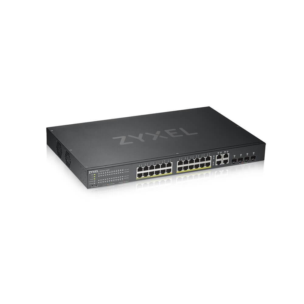 Zyxel GS1920-24HPv2 Gestito L2/L3/L4 Gigabit Ethernet [10/100/1000] Supporto Power over Ethernet [PoE] Nero (Zyxel GS1920-24HPv