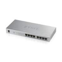 SWITCH ZYXEL GS1008HP - Switch Unmanaged 8 porte Gigabit (8 porte PoE erogazione fino a 60W) Chassis metallo Desktop