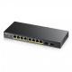 SWITCH ZYXEL GS-1900-8HP v3 8P GIGABIT PoE(erogazionePoE fino a 70W)Supporto IPv6 VLAN-Design senza ventoleWEB MANAGED Desktop