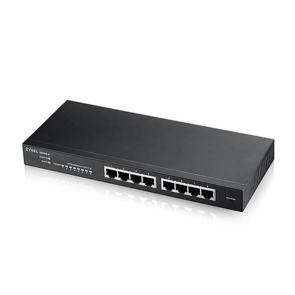 Zyxel GS1915-8 Gestito L2 Gigabit Ethernet [10/100/1000] Nero (Zyxel GS1915-8EP 8-PORT GBE SMART)