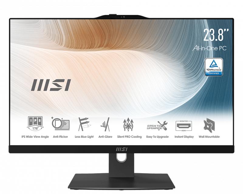 MSI Modern AM242P 11M-1447DE Intel Core i5 i5-1135G7 60,5 cm (23.8") 1920 x 1080 Pixel PC All-in-one 8 GB DDR4-SDRAM 512 GB SSD