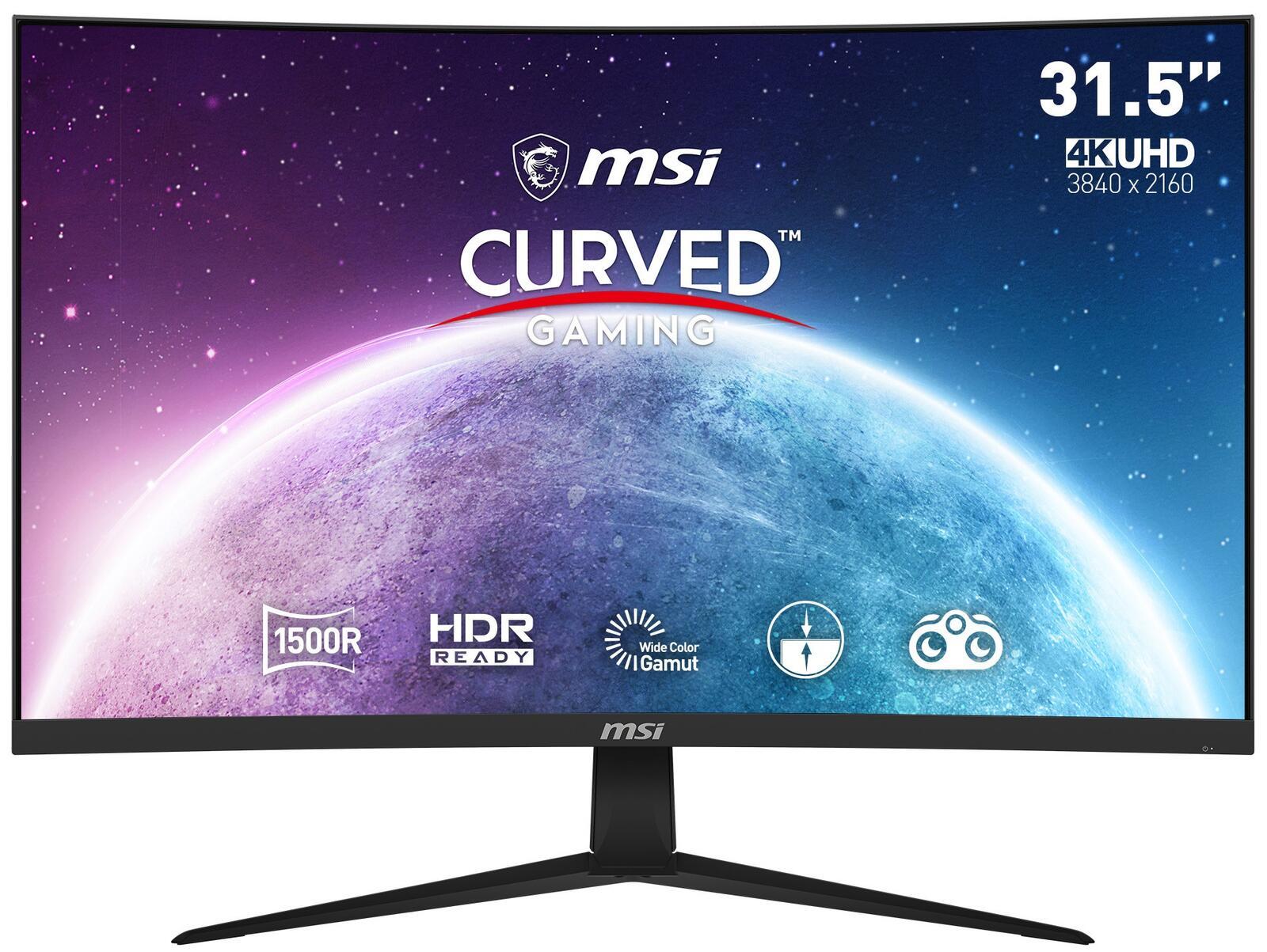 Monitor di gioco curvo MSI G321CUVDE 80 cm (31,5 pollici) (UHD, VA, 4MS, HDMI, DisplayPort, HDR Ready)