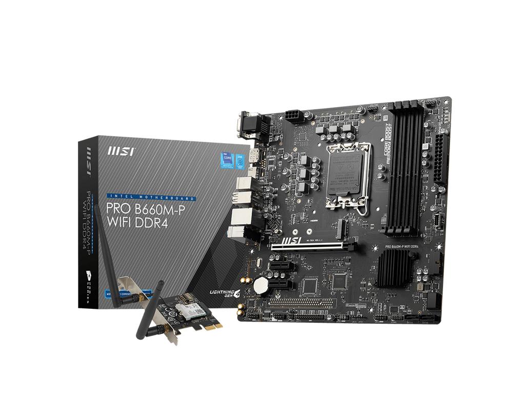 MSI PRO B660M-P WIFI DDR4 scheda madre Intel B660 LGA 1700 micro ATX