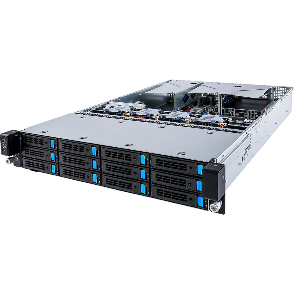 GIGABYTE R280-A3C Intel C612 LGA 2011-v3 Armadio 2U Nero Grigio (R280-A3C 2U DP INTEL Barebone server)