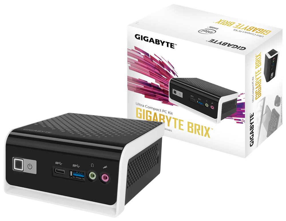 Gigabyte GB-BLCE-4000C barebone per PC/stazione di lavoro Nero, Bianco N4000 BGA 1090 1,1 GHz