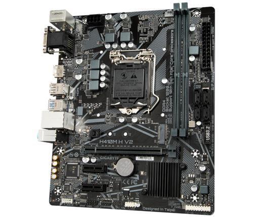 GIGABYTE H410M H V2 scheda madre Intel H410 LGA 1200 [Socket H5] micro ATX (MB INT H410M H V2 1200 DDR4 M-ATX)