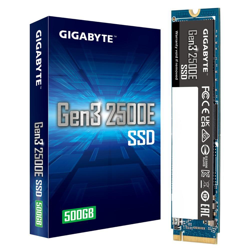 Gigabyte Gen3 2500E SSD 500GB M.2 PCI Express 3.0 NVMe (GIGABYTE SSD M.2 PCIE 500GB)