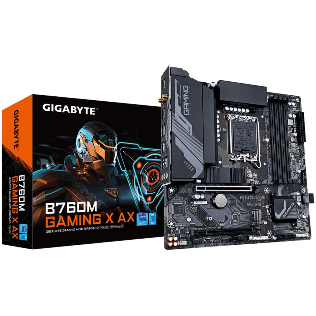 Gigabyte B760M Gaming X AX Intel B760 LGA 1700 micro ATX (GIGABYTE 1700 B760M GAMING X AX)