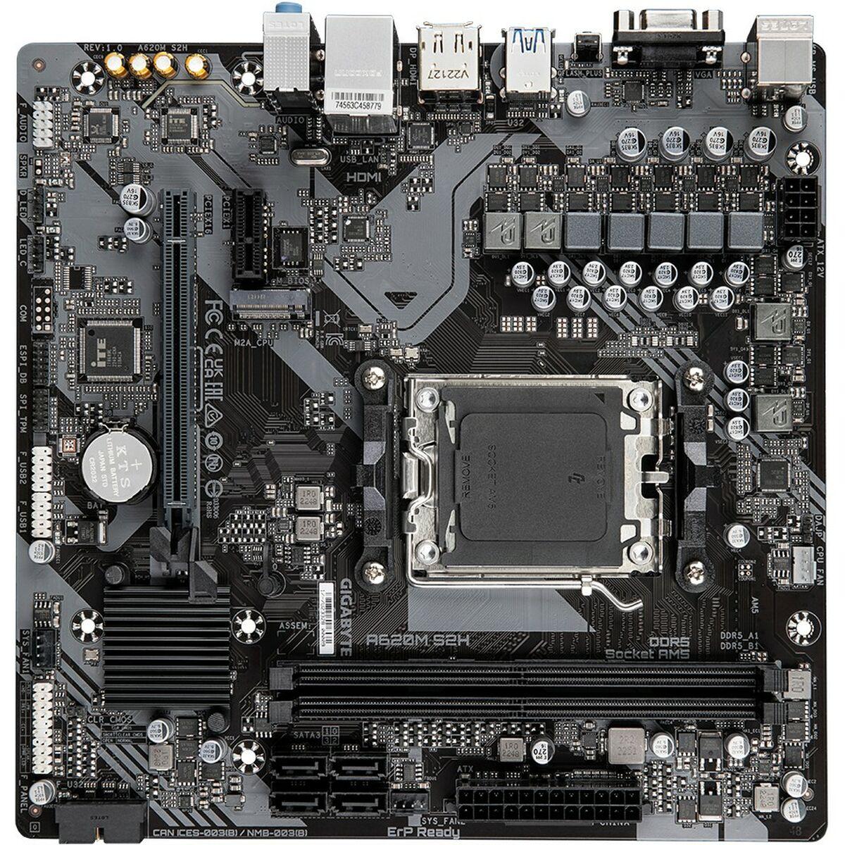 Gigabyte A620M S2H scheda madre AMD A620 Presa di corrente AM5 micro ATX (GIGABYTE AM5 A620M S2H M-ATX)