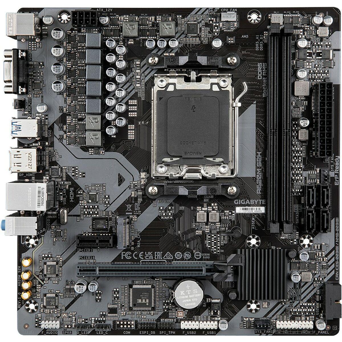 Gigabyte A620M S2H scheda madre AMD A620 Presa di corrente AM5 micro ATX (GIGABYTE AM5 A620M S2H M-ATX)