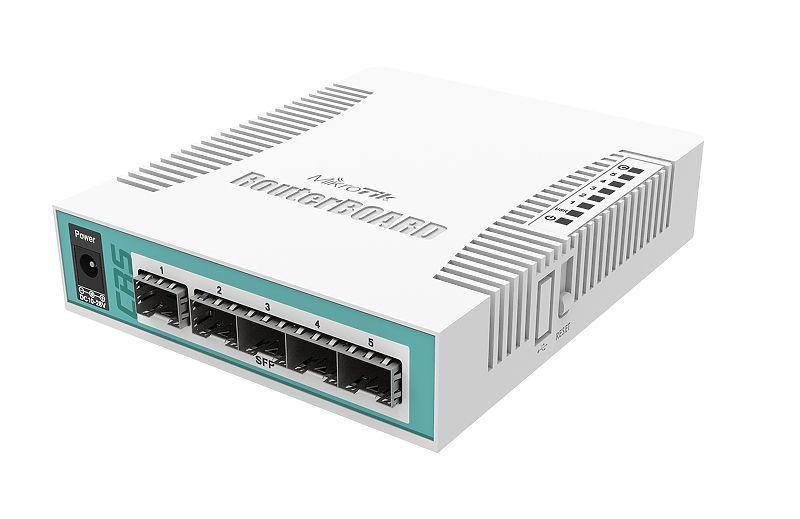 MikroTik CRS106-1C-5S | Switch | 1x RJ45 1000Mb/s, 6x SFP