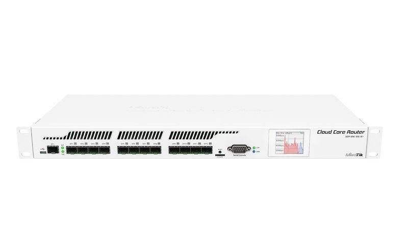 MikroTik Cloud Core 12 Port Router Dual PSU - CCR1016-12S-1SR2 RouterOS L6