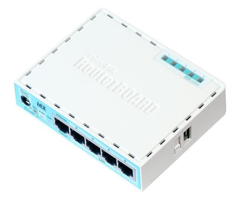 MikroTik hEX RB750Gr3 | Router | 5x RJ45 1000Mb/s, 1x USB