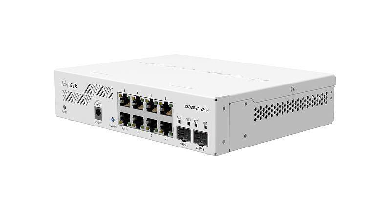 MikroTik CSS610-8G-2S+IN | Switch | 8x 1000Mb/s, 2x SFP+, VLAN