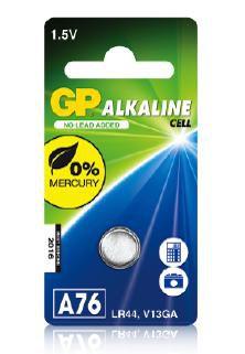 GP Batteries GPA76 Batteria monouso SR44 Alcalino (GP 76A-C1/ LR44/ LR1154/ AG13 battery - 1 Pack)