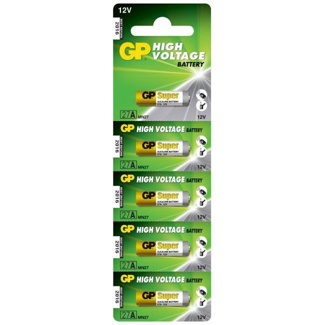 GP Special batteries 27A, 5-pack